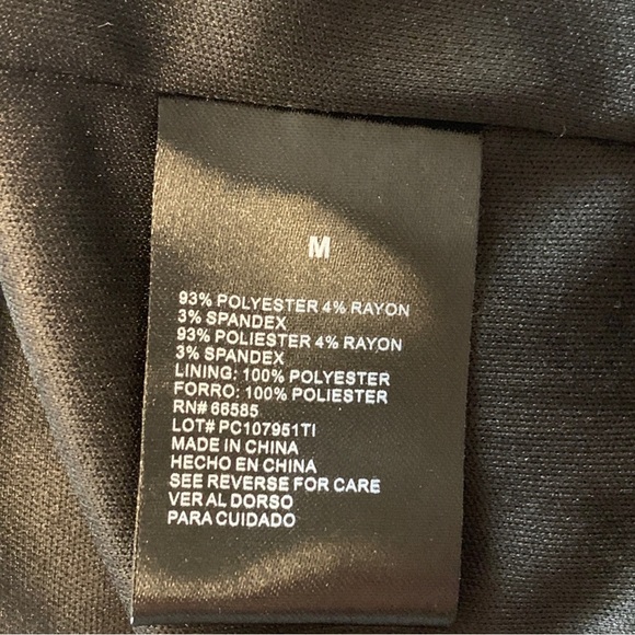 Perceptions New York Multicolored Arrow Pattern 3/4 Sleeve Dress With Lining - Picture 7 of 8